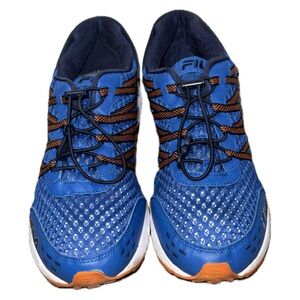 👟🏃‍♂️ FILA Performance Trail Running Shoes | Blue Orange White‎ | Men’s Sz 11